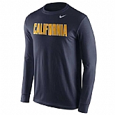 Cal Bears Nike Wordmark Long Sleeve WEM T-Shirt - Navy Blue,baseball caps,new era cap wholesale,wholesale hats